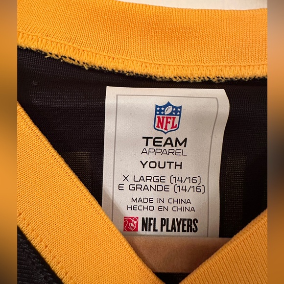 💛🖤💛NEW NFL Team Pittsburgh Steelers Heath Miller Youth XL Jersey Kids 💛🖤💛 - Picture 3 of 7